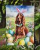 Irish Setter Easter Egg Hunt Garden Flag Mailbox Flag Decorative Yard Flag Banner Outside Patio Artwork Yard Flower Beds, Garden Size, Multicolor