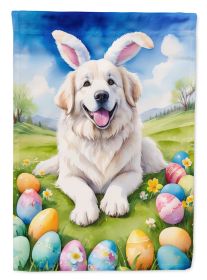 Great Pyrenees Easter Egg Hunt Garden Flag Mailbox Flag Decorative Yard Flag Banner Outside Patio Artwork Yard Flower Beds, Garden Size, Multicolor