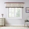 Embroidered Window Valance