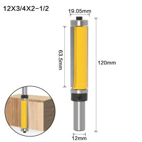 Double-bearing trimming knife slotting knife (Option: Model F)