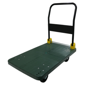Collapsible Platform Pusherbarrow With A Weight Capacity Of 880 Lbs (Color: Green)