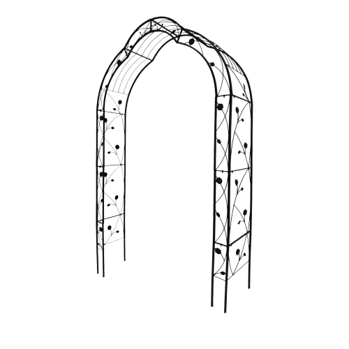 Metal Garden Arch Assemble Freely With 8 Styles Arbor Trellis Climbing Plants Outdoor