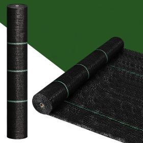 Premium 5oz Pro Weed Barrier Landscape Fabric Ground Cover Heavy Duty Commercial Anti-Weed Gardening Mat (size: 4FT x250FT)