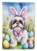 Shih Tzu Easter Egg Hunt Garden Flag Mailbox Flag Decorative Yard Flag Banner Outside Patio Artwork Yard Flower Beds, Garden Size, Multicolor