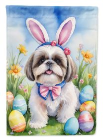 Shih Tzu Easter Egg Hunt Garden Flag Mailbox Flag Decorative Yard Flag Banner Outside Patio Artwork Yard Flower Beds, Garden Size, Multicolor (Default: Default)