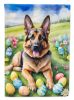 German Shepherd Easter Egg Hunt Garden Flag Mailbox Flag Decorative Yard Flag Banner Outside Patio Artwork Yard Flower Beds, Garden Size, Multicolor