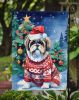 Shih Tzu Christmas Garden Flag Mailbox Flag Decorative Yard Flag Banner Outside Patio Artwork Yard Flower Beds, Garden Size, Multicolor