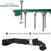Lawn Aerator Shoes with Stainless Steel Shovel, Free-Installation Aerating Shoe with Hook & Loop Straps, Heavy Duty Spiked Aerating Sandals