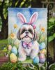 Shih Tzu Easter Egg Hunt Garden Flag Mailbox Flag Decorative Yard Flag Banner Outside Patio Artwork Yard Flower Beds, Garden Size, Multicolor