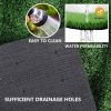 5ft x 10ft Premium Artificial Turf Mat with Drainage Holes. Thick Fake Grass with Rubber Backing, Ideal for Indoor/Outdoor Pet Areas, Garden, Lawn
