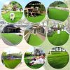 5ft x 10ft Premium Artificial Turf Mat with Drainage Holes. Thick Fake Grass with Rubber Backing, Ideal for Indoor/Outdoor Pet Areas, Garden, Lawn