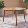 Outdoor Simple and Sleek Acacia Wood Dining Table