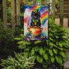 Pomeranian St Patrick's Day Garden Flag Mailbox Flag Decorative Yard Flag Banner Outside Patio Artwork Yard Flower Beds, Garden Size, Multicolor