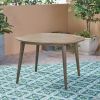Outdoor Simple and Sleek Acacia Wood Dining Table