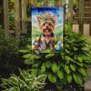 Yorkshire Terrier Easter Egg Hunt Garden Flag Mailbox Flag Decorative Yard Flag Banner Outside Patio Artwork Yard Flower Beds, Garden Size, Multicolor