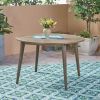 Outdoor Simple and Sleek Acacia Wood Dining Table